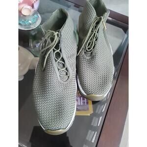 Air Jordan Mens Future Low Iguana Green Sz 15 Metallic Gold Basketball Shoe Nike